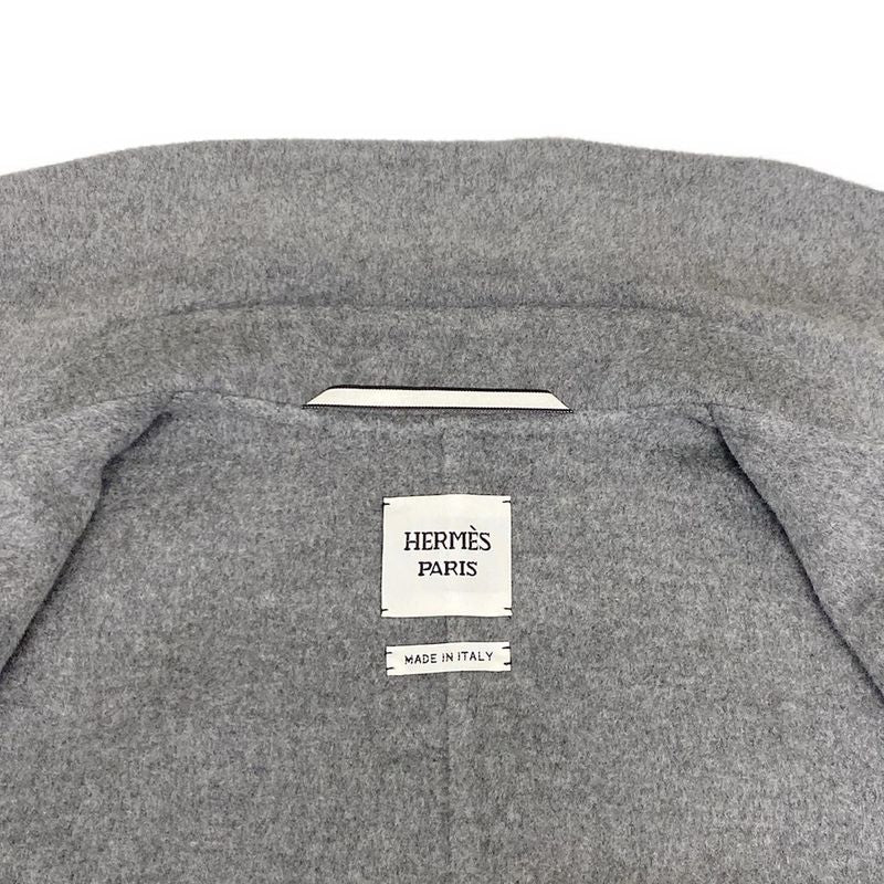 Hermes Vest Size 34 S Women - 4h0101da Grey Long Length Cashmere