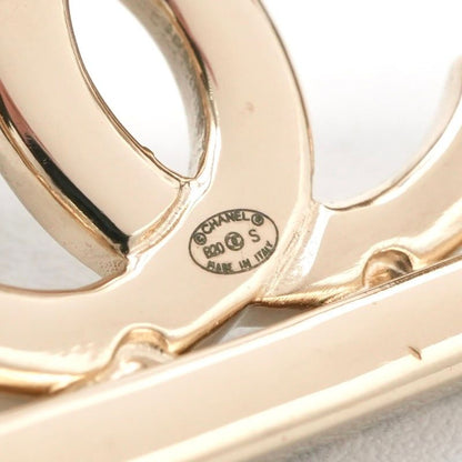 Chanel Brooch Corsage Gold Here Mark Rhinestone Pearl