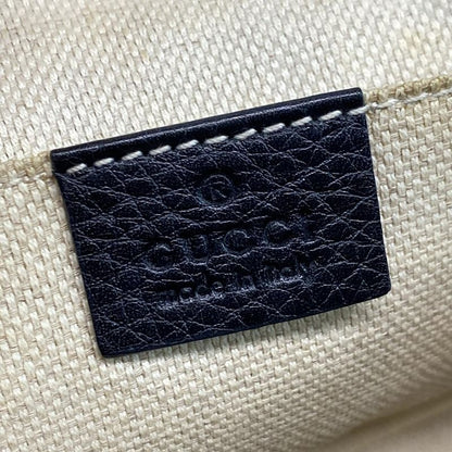 Gucci Shoulder Bag Soho 308364 Black Leather