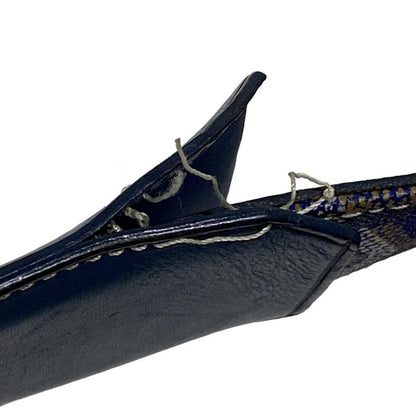 Goyard Shoulder Bag Grand Bleu MM Blue Diagonal Leather