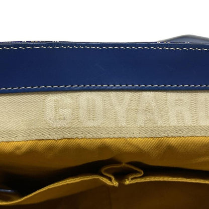 Goyard Shoulder Bag Grand Bleu MM Blue Diagonal Leather
