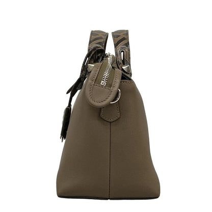 Fendi Handbag By The Way 8bl146 Brown And Black Leather