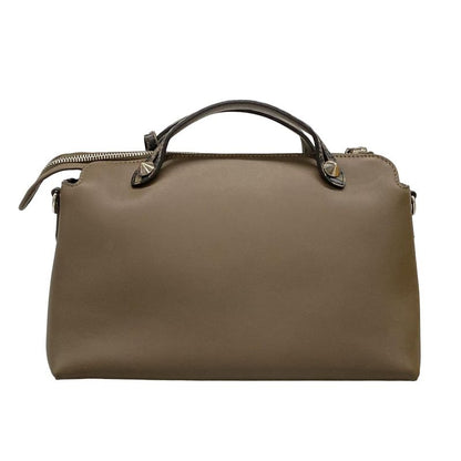 Fendi Handbag By The Way 8bl146 Brown And Black Leather