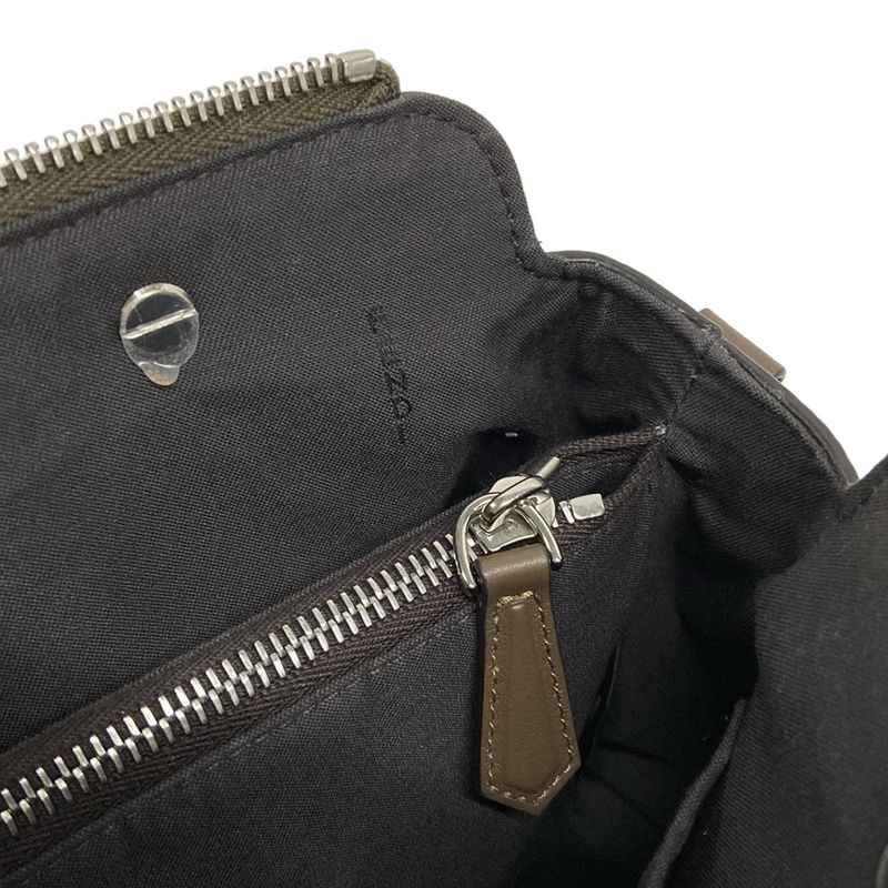 Fendi Handbag By The Way 8bl146 Brown And Black Leather