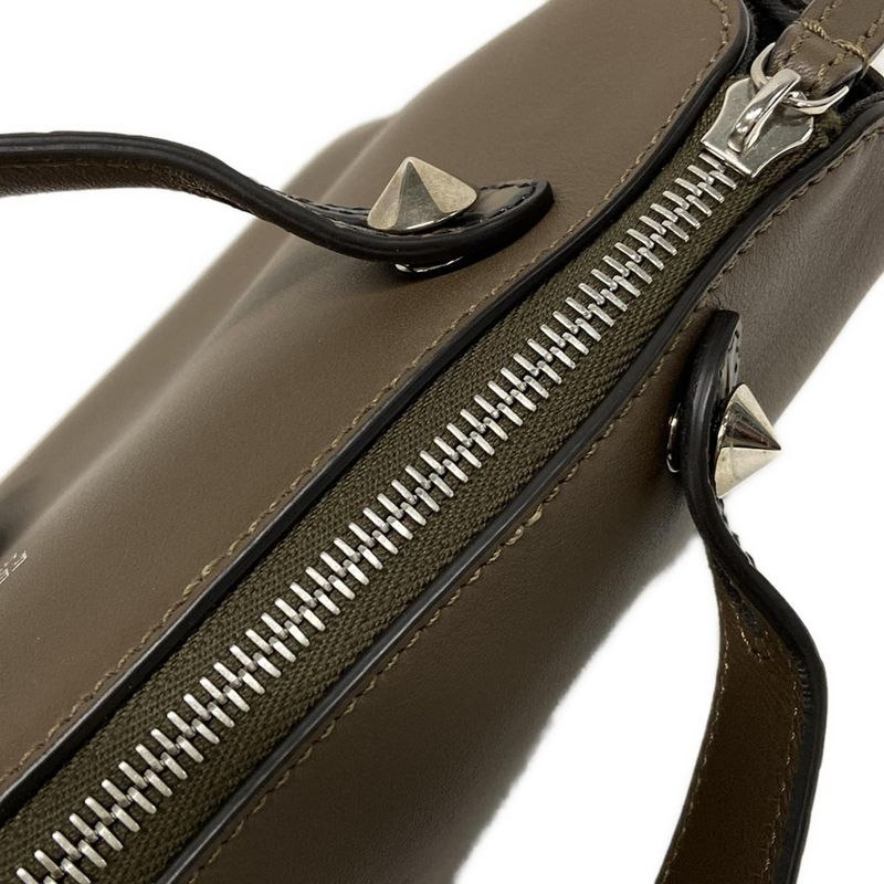 Fendi Handbag By The Way 8bl146 Brown And Black Leather