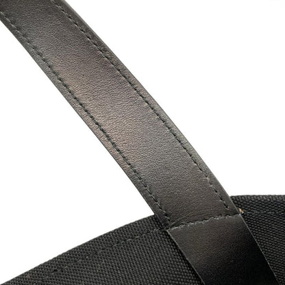 Prada Tote Bag  1bg244 Dark Gray And Black Cotton Leather