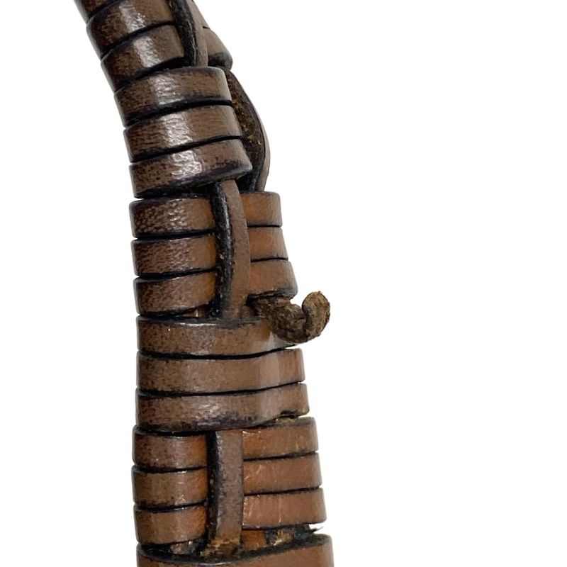 Loewe Handbag Anagram Tote Mini Brown Leather