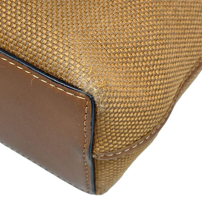 Loewe Handbag Anagram Tote Mini Brown Leather