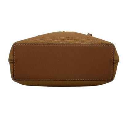 Loewe Handbag Anagram Tote Mini Brown Leather