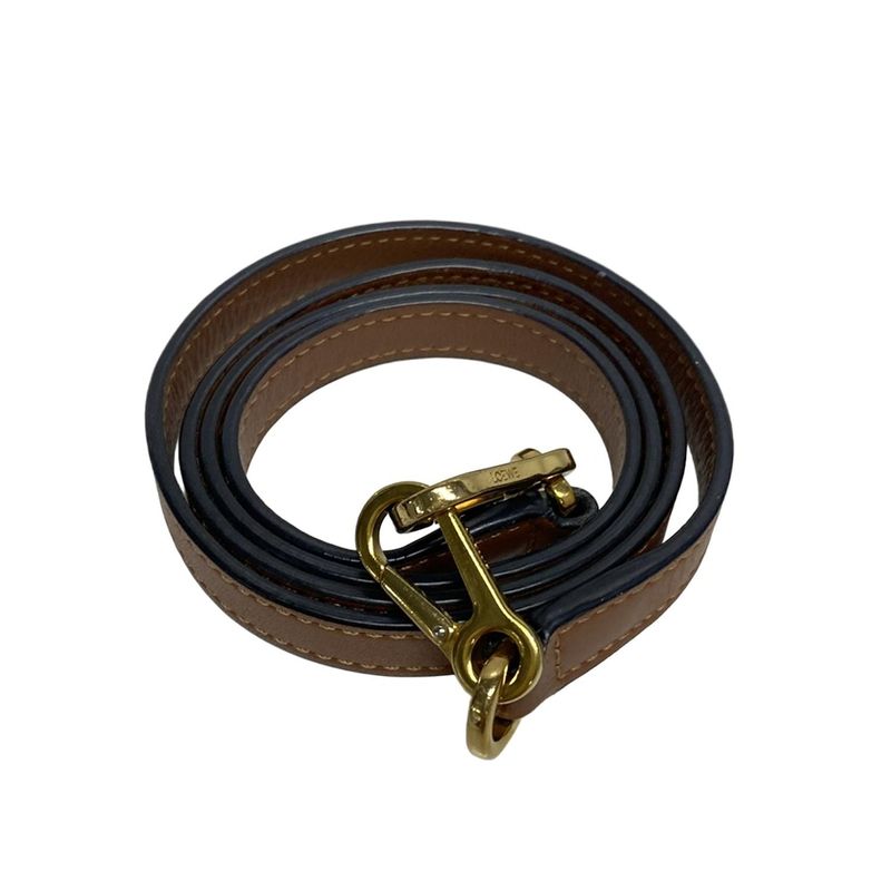 Loewe Handbag Anagram Tote Mini Brown Leather