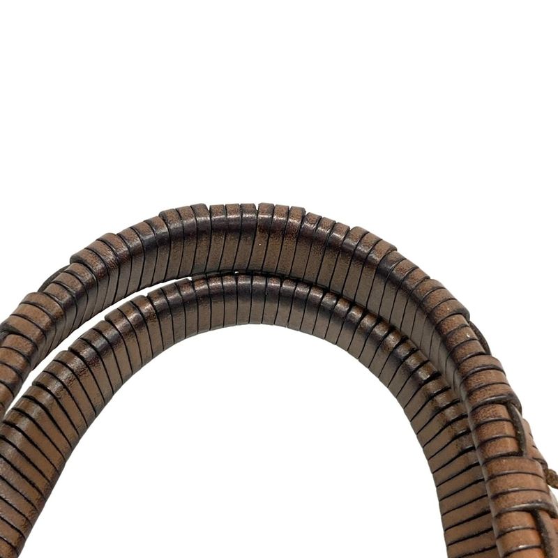 Loewe Handbag Anagram Tote Mini Brown Leather