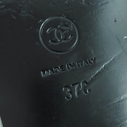 Excellent Condition Chanel G45280 Mary Jane Coco Mark Turnlock Patent