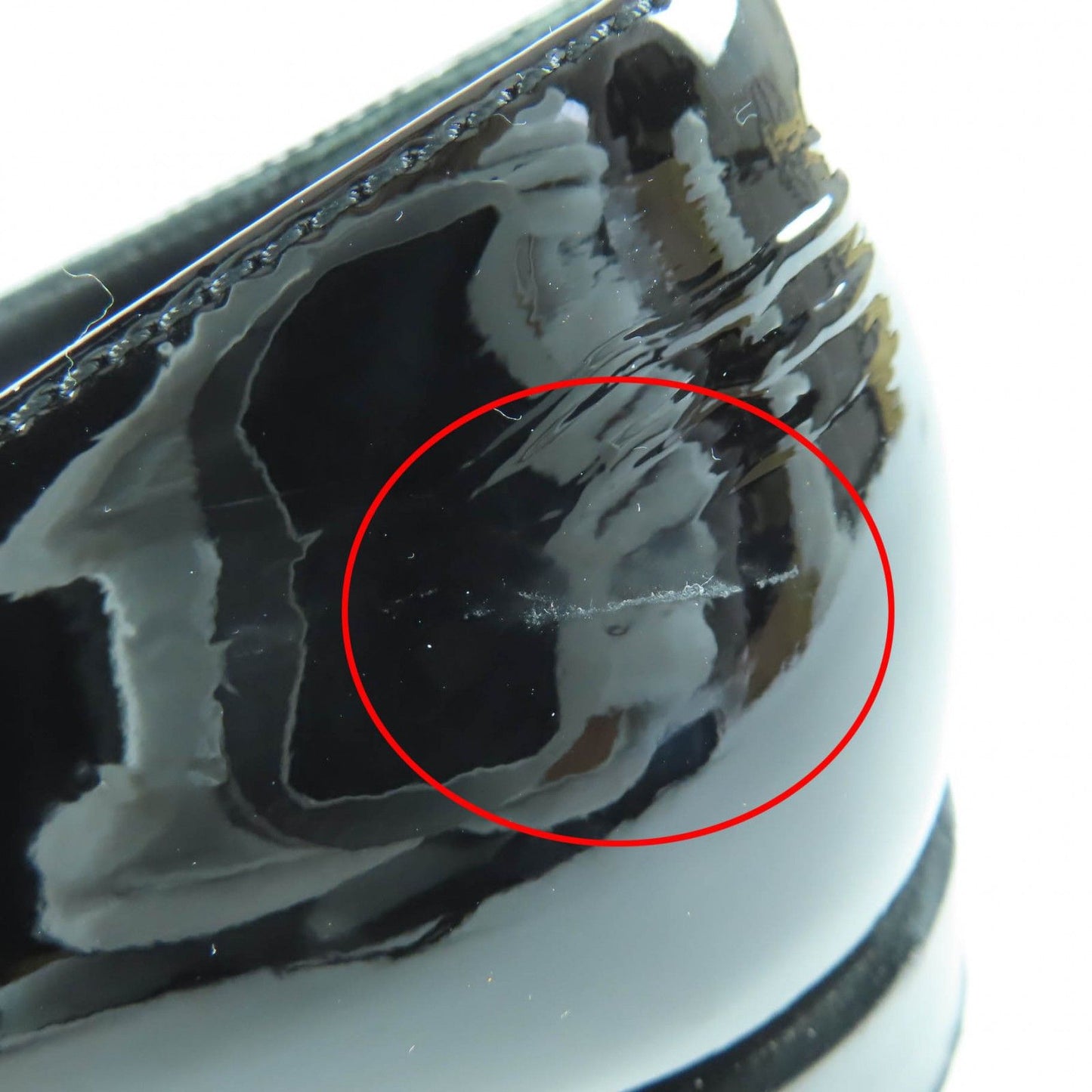 Excellent Condition Chanel G45280 Mary Jane Coco Mark Turnlock Patent