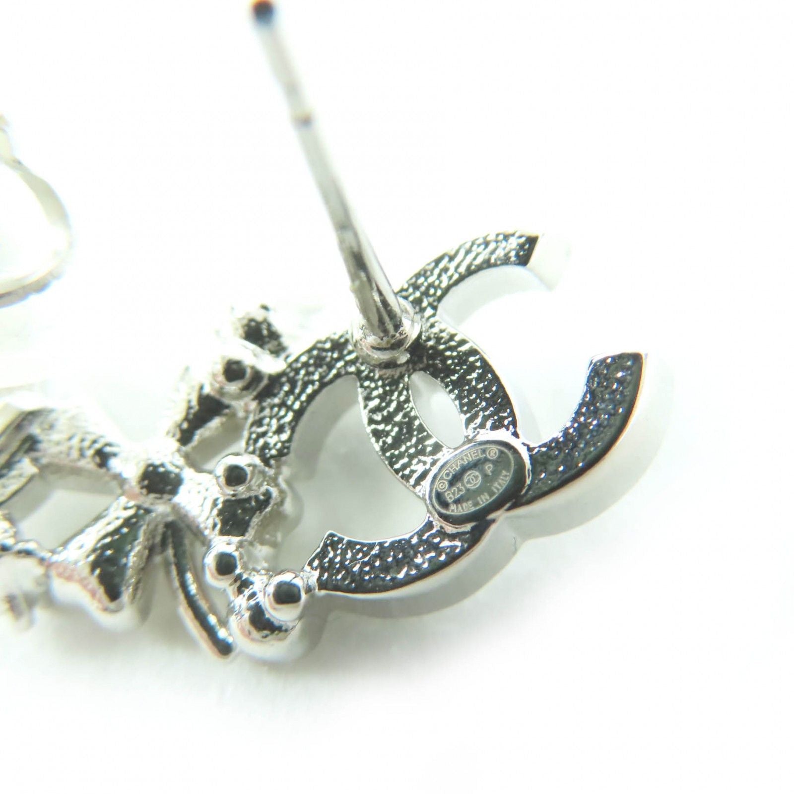 Excellent Condition Chanel B23p Coco Mark Clover No.5 Rhinestone