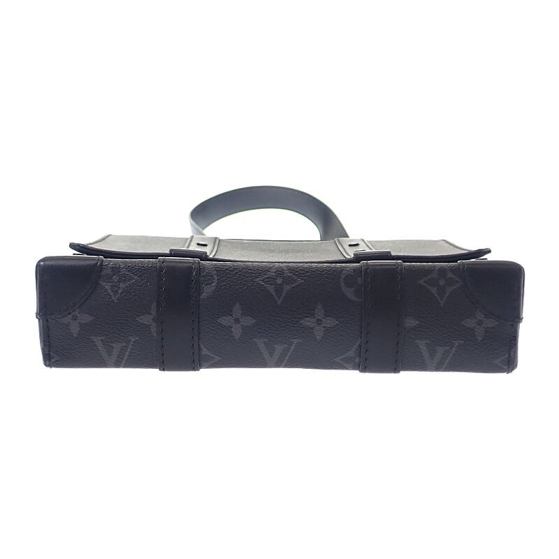 Louis Vuitton Trunk Messenger PM Shoulder Bag Monogram Canvas Black