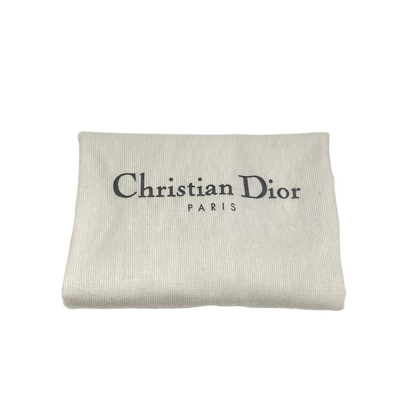 DIOR Christian Dior Shoulder Bag Saddle Bag Ivory X Pink X Green Leather