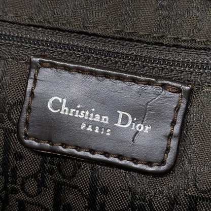 DIOR Christian Dior Shoulder Bag Saddle Bag Ivory X Pink X Green Leather