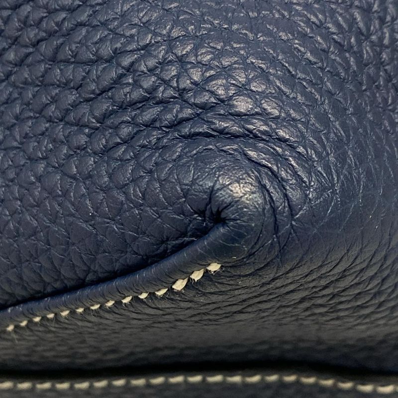 Hermes Tote Bag Double Sens 36 Blue Dmalt And Iris Reversible