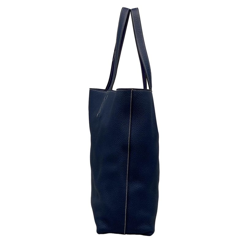 Hermes Tote Bag Double Sens 36 Blue Dmalt And Iris Reversible