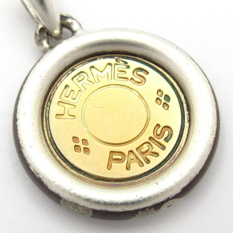 Hermes Pendant Top Serie Gold And Silver