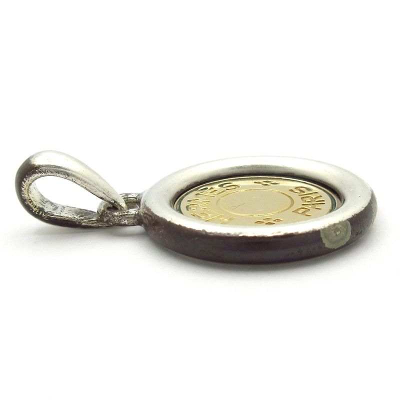 Hermes Pendant Top Serie Gold And Silver