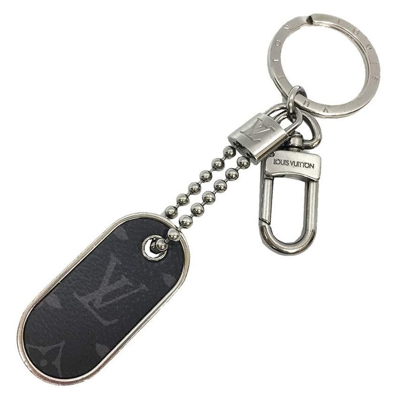 Sale Louis Vuitton Porto Cles Tab Monogram Id Key Holder M63618 Aq7407