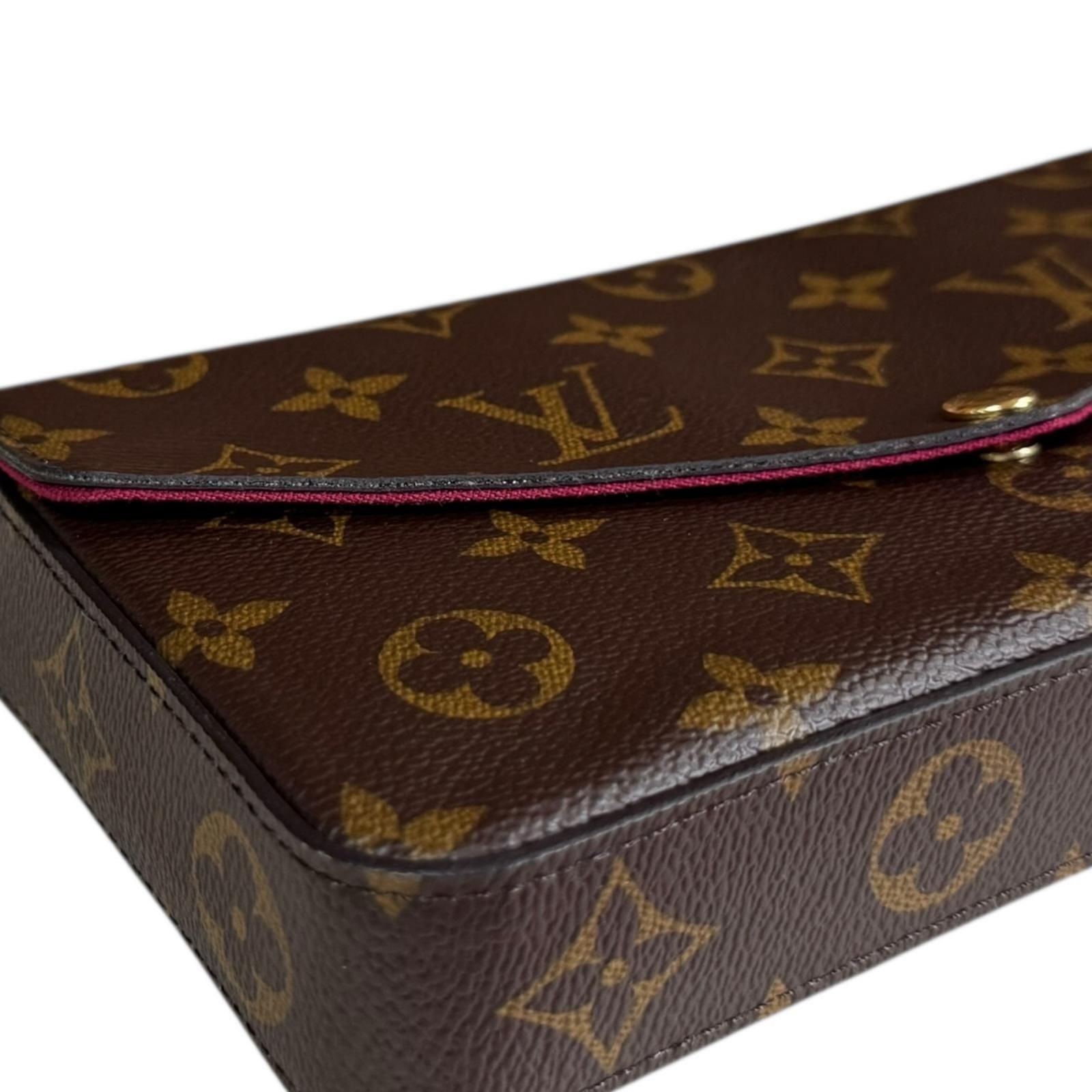 Louis Vuitton Pochette Félicie Monogram Shoulder Bag Monogram Canvas M61276