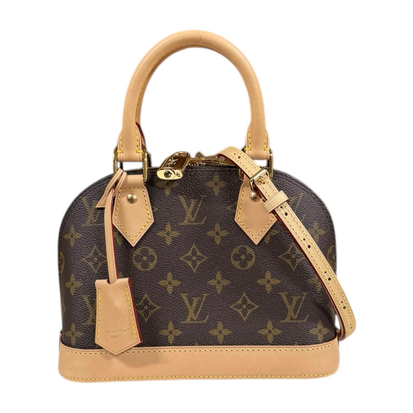 Louis Vuitton Alma BB Monogram Shoulder Bag Monogram Canvas M46990 Brown
