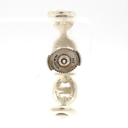 Hermes Earrings Chaine D'ancre Silver One Side Only