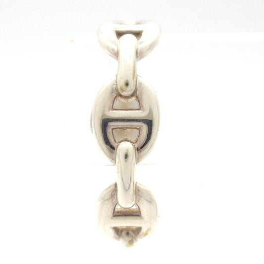 Hermes Earrings Chaine D'ancre Silver One Side Only