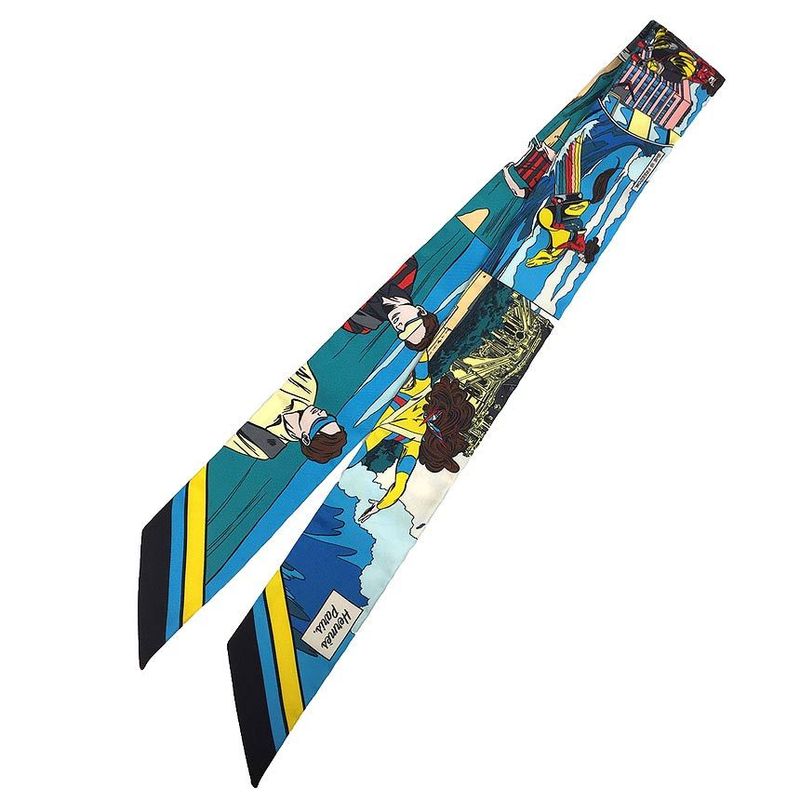 Item Hermes Twilly Wow 063463s 2021 Spring/summer American Comic Style Tie