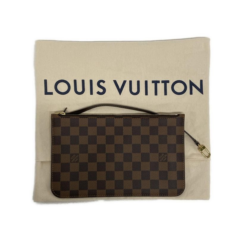Louis Vuitton Damier Neverfull MM N41358 Ebène Tote Bag