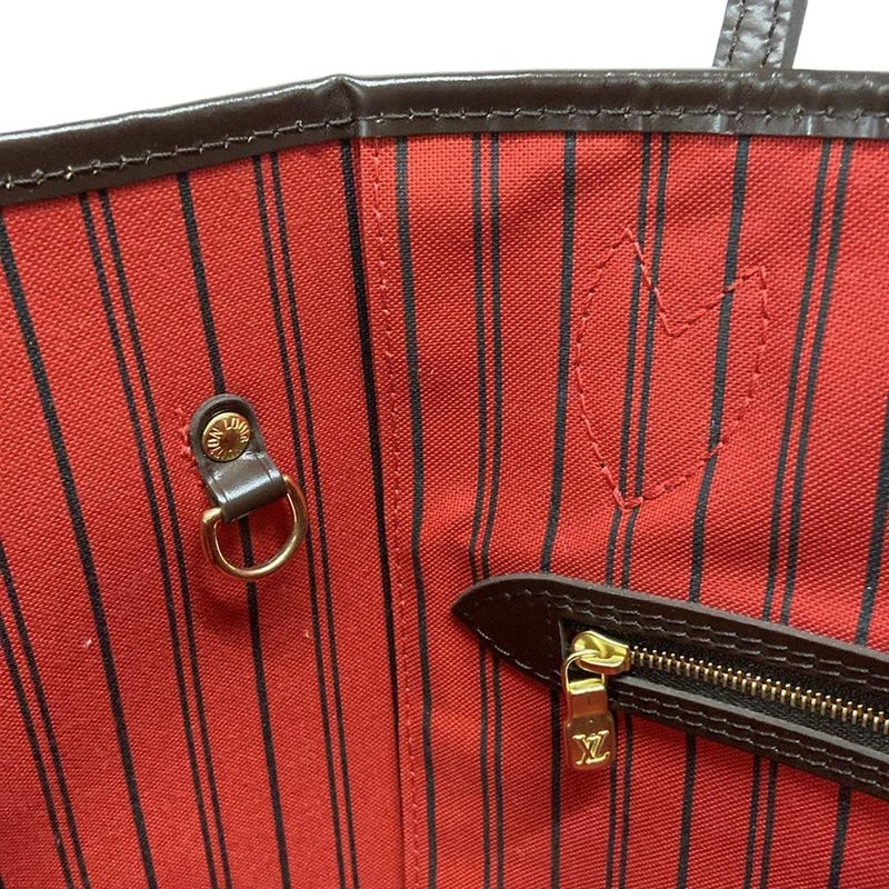 Louis Vuitton Damier Neverfull MM N41358 Ebène Tote Bag