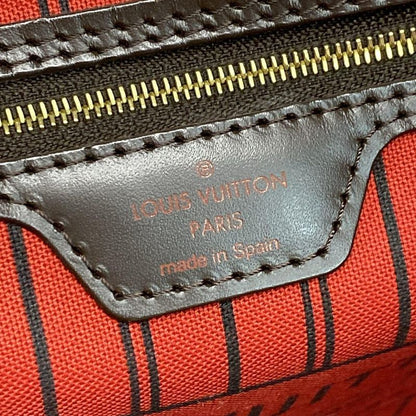 Louis Vuitton Damier Neverfull MM N41358 Ebène Tote Bag