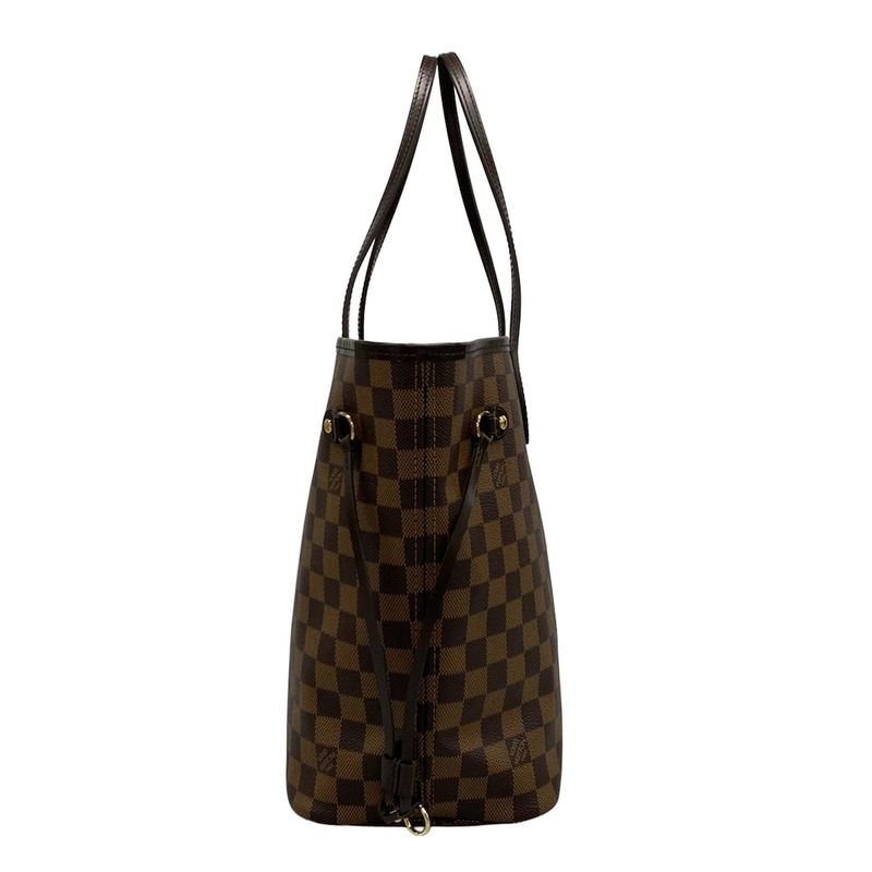 Louis Vuitton Damier Neverfull MM N41358 Ebène Tote Bag