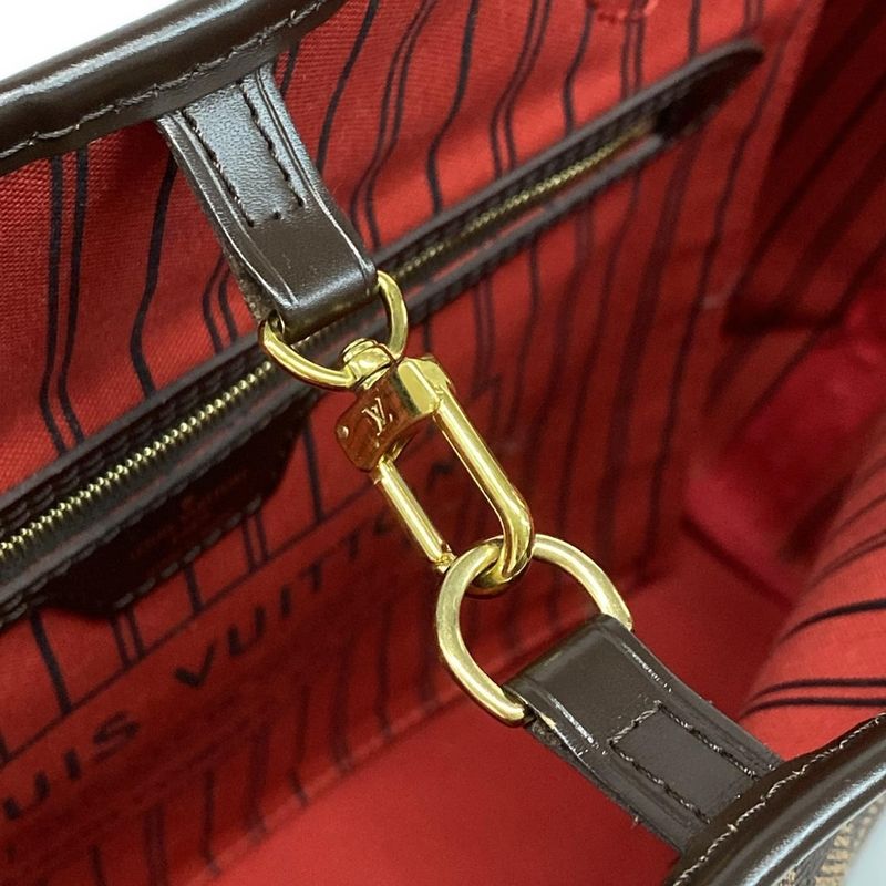 Louis Vuitton Damier Neverfull MM N41358 Ebène Tote Bag