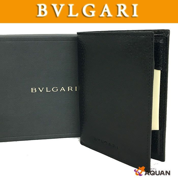 Sale Bvlgari Wallet Billfold Notebook Cabas - Card Case Unused Item Aq7431