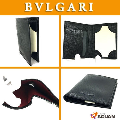 Sale Bvlgari Wallet Billfold Notebook Cabas - Card Case Unused Item Aq7431
