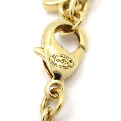 Chanel Necklace - Gold X Black X Clear Star Coco Mark