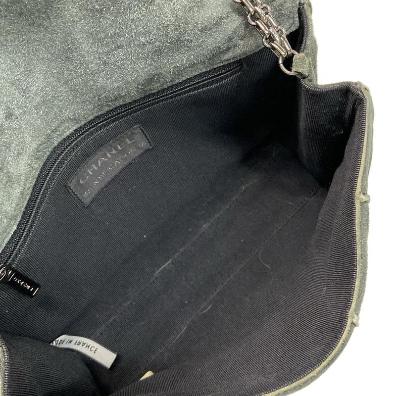 Chanel Shoulder Bag 2.55 Gray Identification Mademoiselle Chain