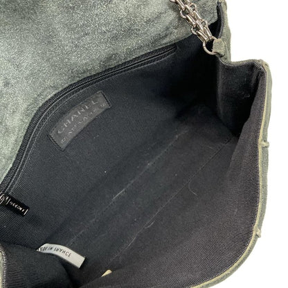 Chanel Shoulder Bag 2.55 Gray Identification Mademoiselle Chain