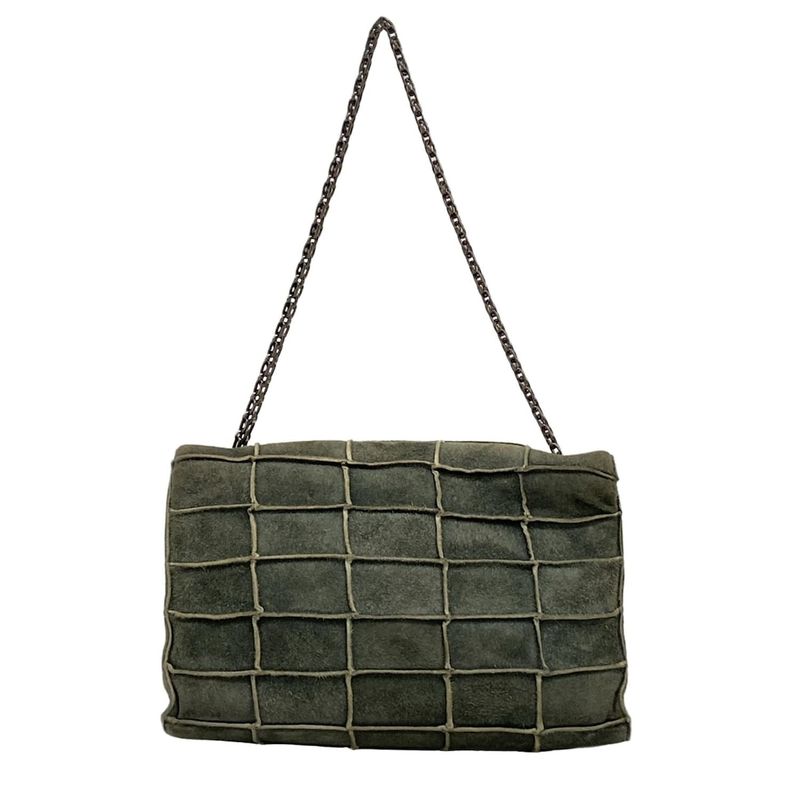 Chanel Shoulder Bag 2.55 Gray Identification Mademoiselle Chain