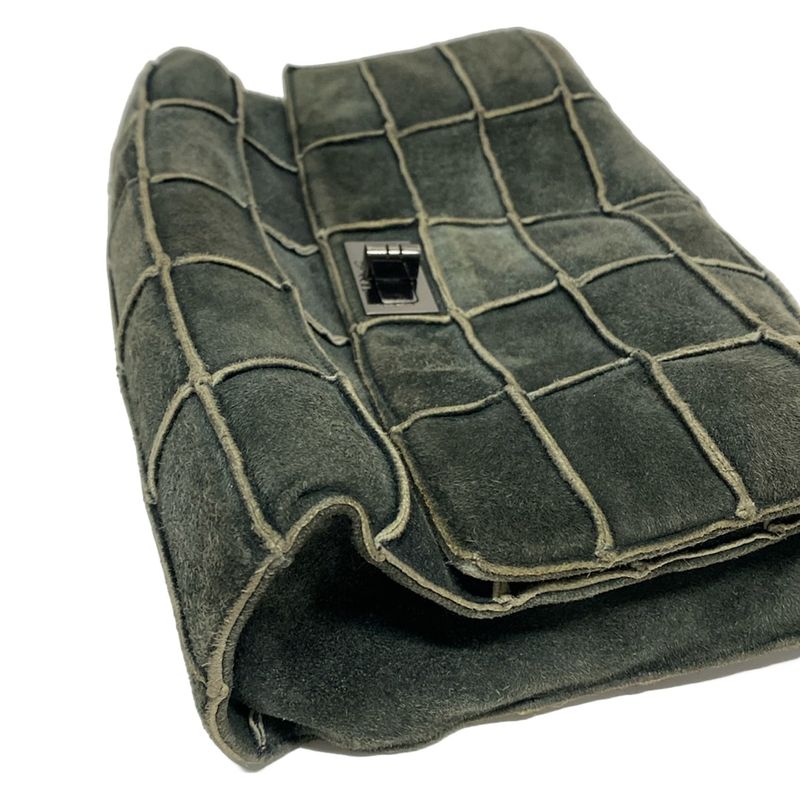 Chanel Shoulder Bag 2.55 Gray Identification Mademoiselle Chain