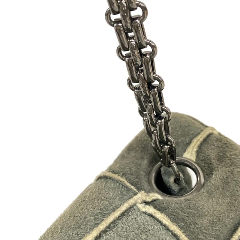 Chanel Shoulder Bag 2.55 Gray Identification Mademoiselle Chain