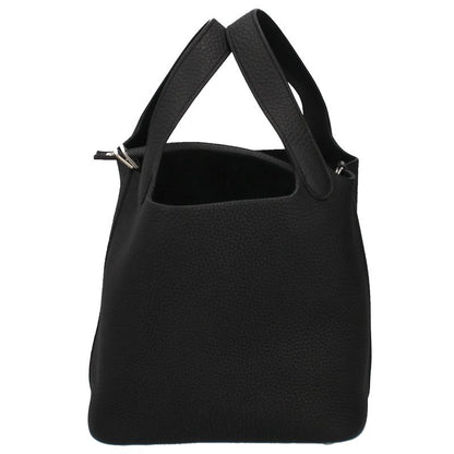 Hermes Picotin Lock PM Taurillon Clemence Ladies Handbag Black [unused