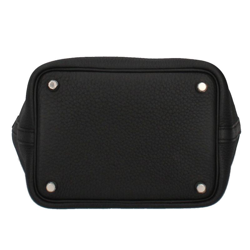 Hermes Picotin Lock PM Taurillon Clemence Ladies Handbag Black [unused