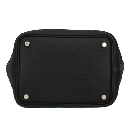 Hermes Picotin Lock PM Taurillon Clemence Ladies Handbag Black [unused