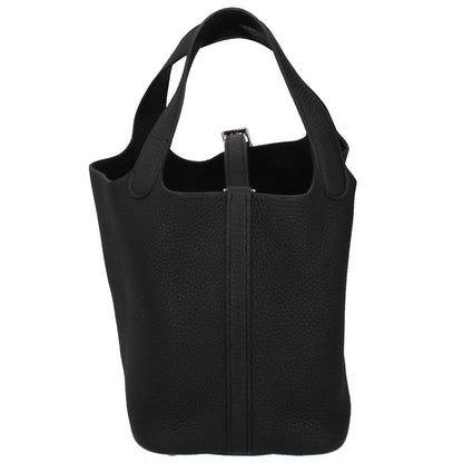 Hermes Picotin Lock PM Taurillon Clemence Ladies Handbag Black [unused