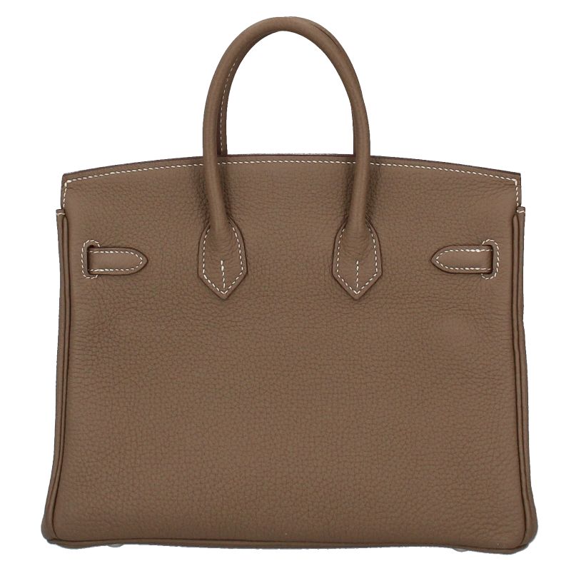 Hermes Birkin 25 Togo Ladies Handbag Etoupe