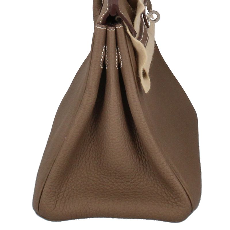 Hermes Birkin 25 Togo Ladies Handbag Etoupe